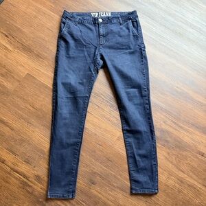 VIP Jeans Dark Wash Chino Style Skinny Jeans